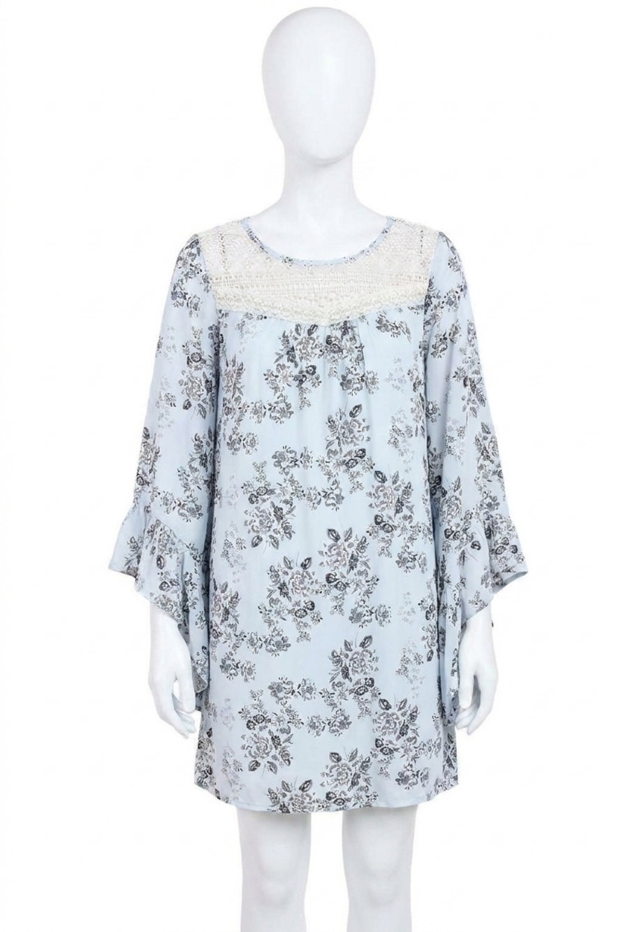 NEW KORI alice in wonderland dress in powder blue